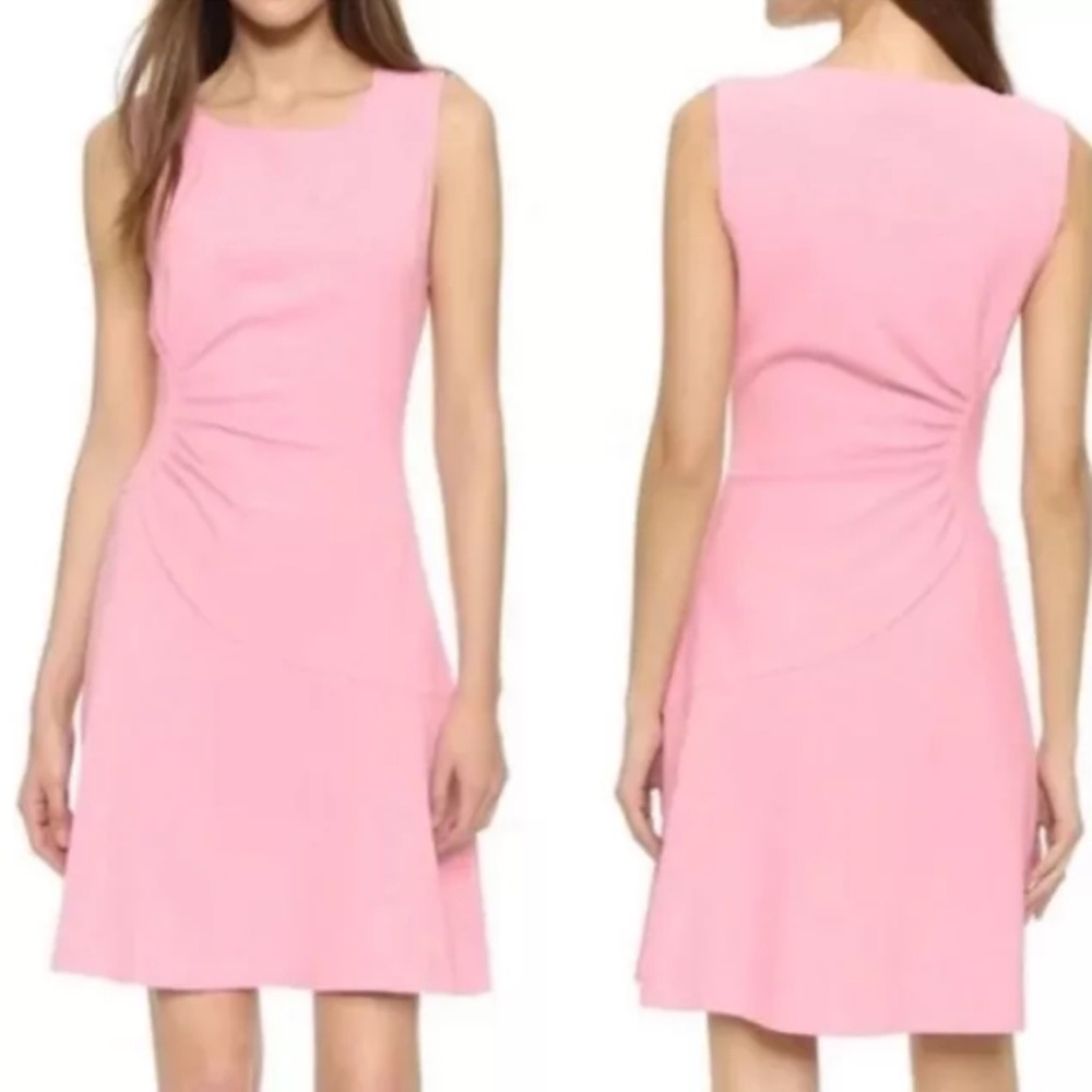 Diane Von Furstenberg Women
Size 14 Ice Pink Dayna Ruched
Dress DVF